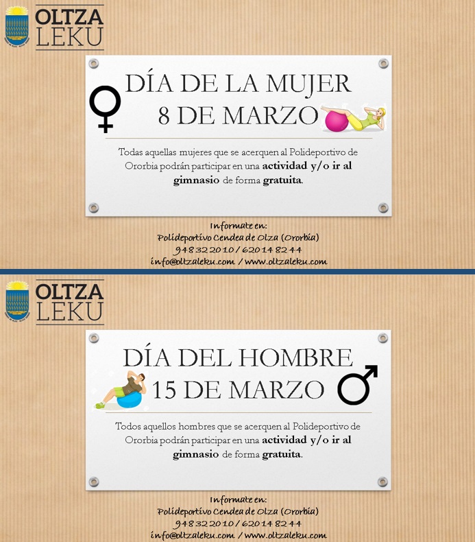 Día de la mujer y hombre Ororbia