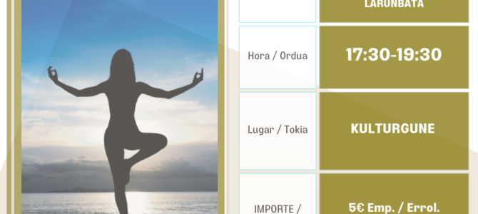 TALLER DE YOGA CENTRADO EN CHAKRAS
