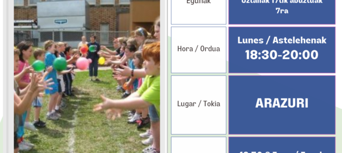 CONQUIS INFANTIL / HAURRENTZAKO KONKISA