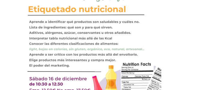 TALLER DE NUTRICIÓN / NUTRIZIO TAILERRA
