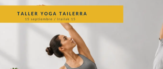 TALLER DE YOGA / YOGA TAILERRA TALLER DE YOGA / YOGA TAILERRA